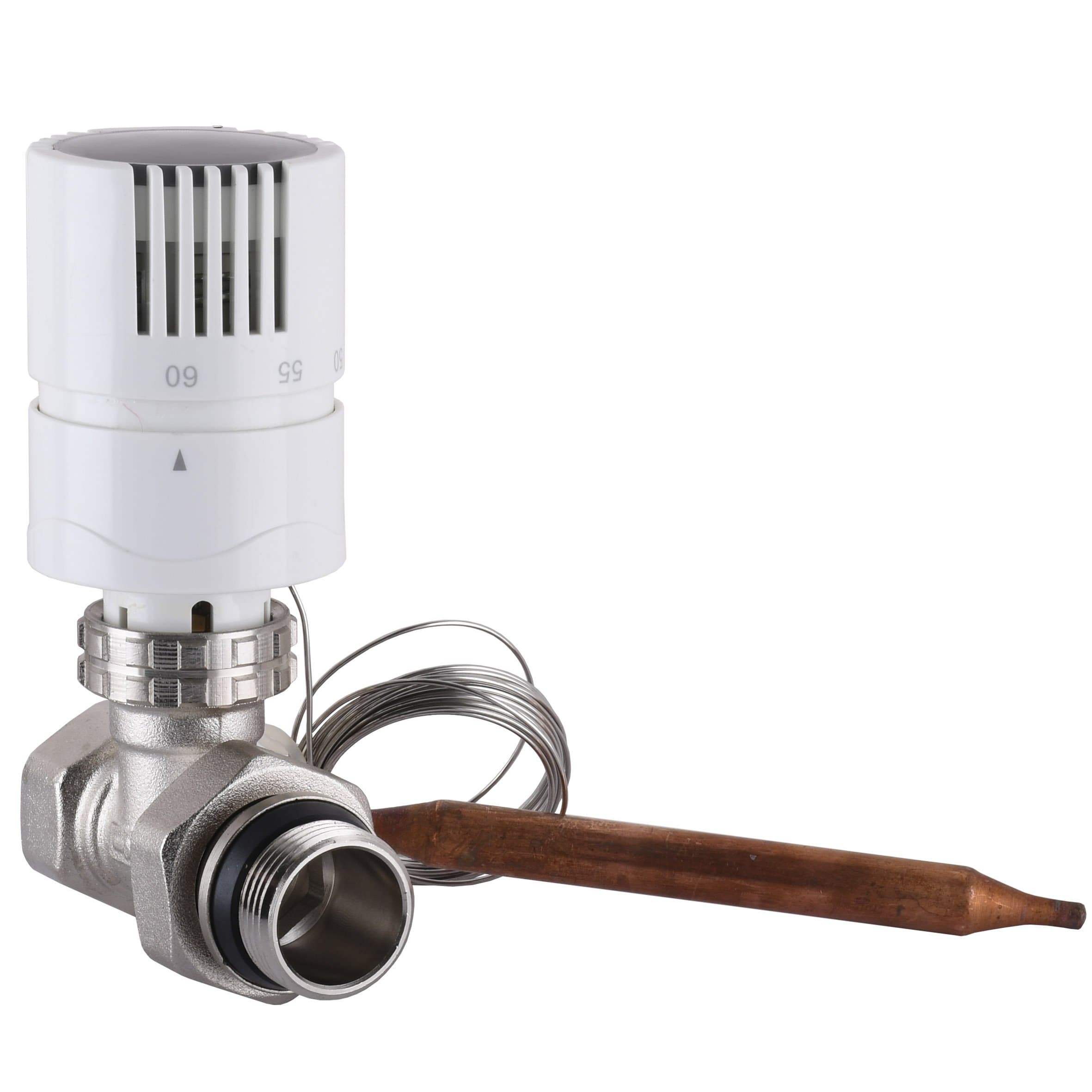 Вузол пiдмiшування з термоголовкою ECO 01A-4 3/4″х3/4″ прямий 2
