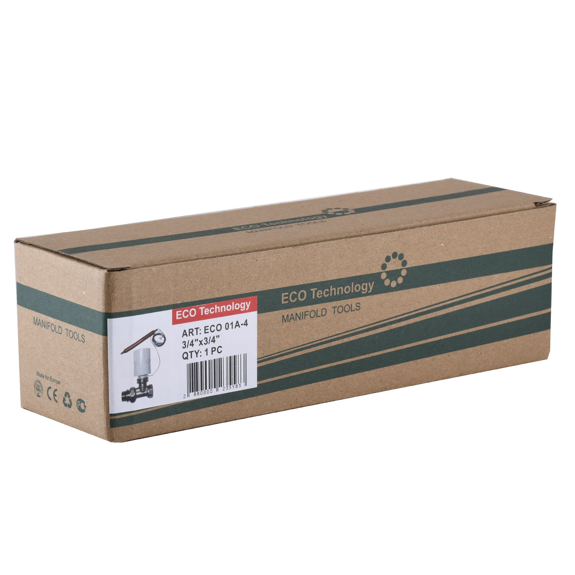 Вузол пiдмiшування з термоголовкою ECO 01A-4 3/4″х3/4″ прямий 4