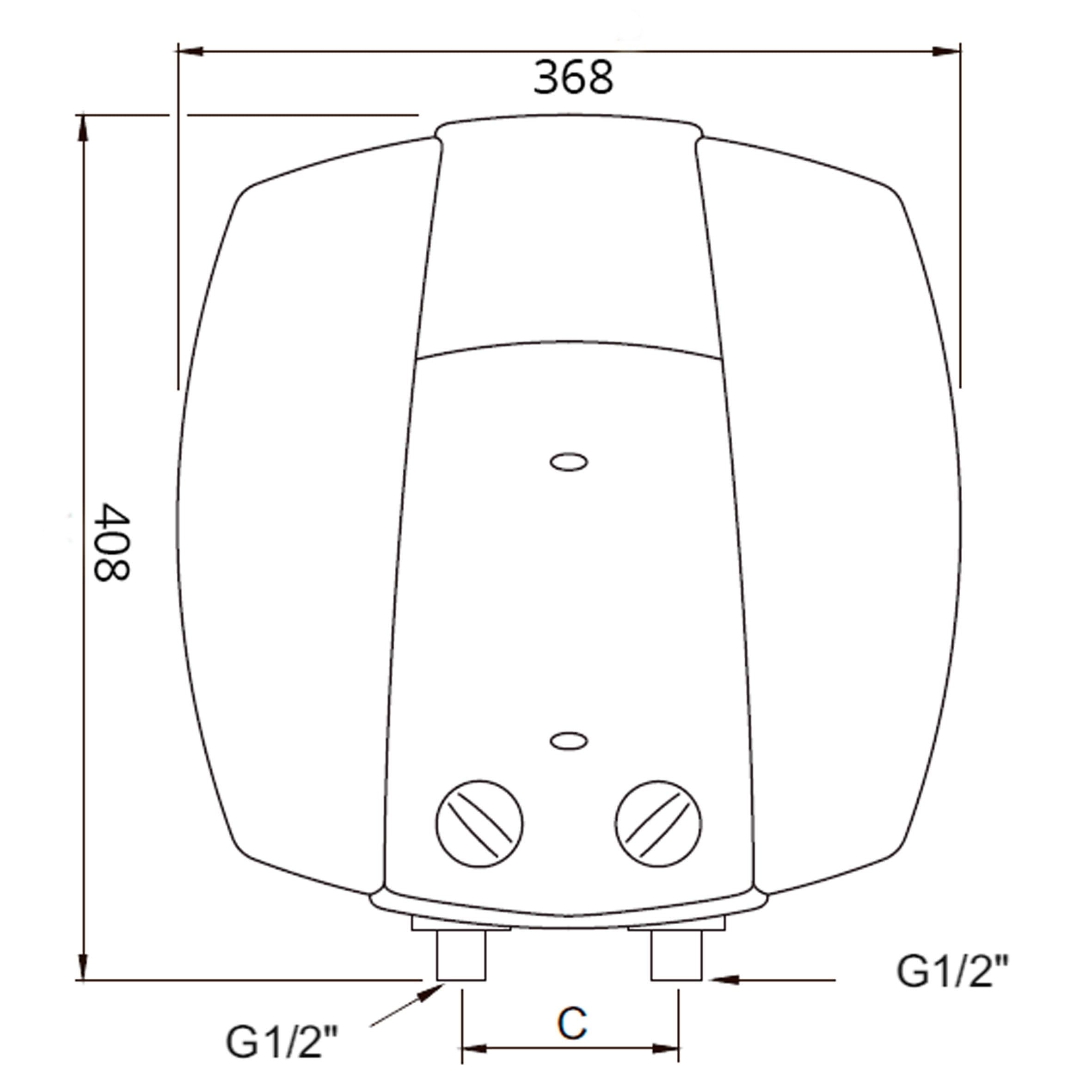 Водонагрівач Bosch Tronic 2000 TR 2000 15 B / 15л 1500W (над мийкою) 6