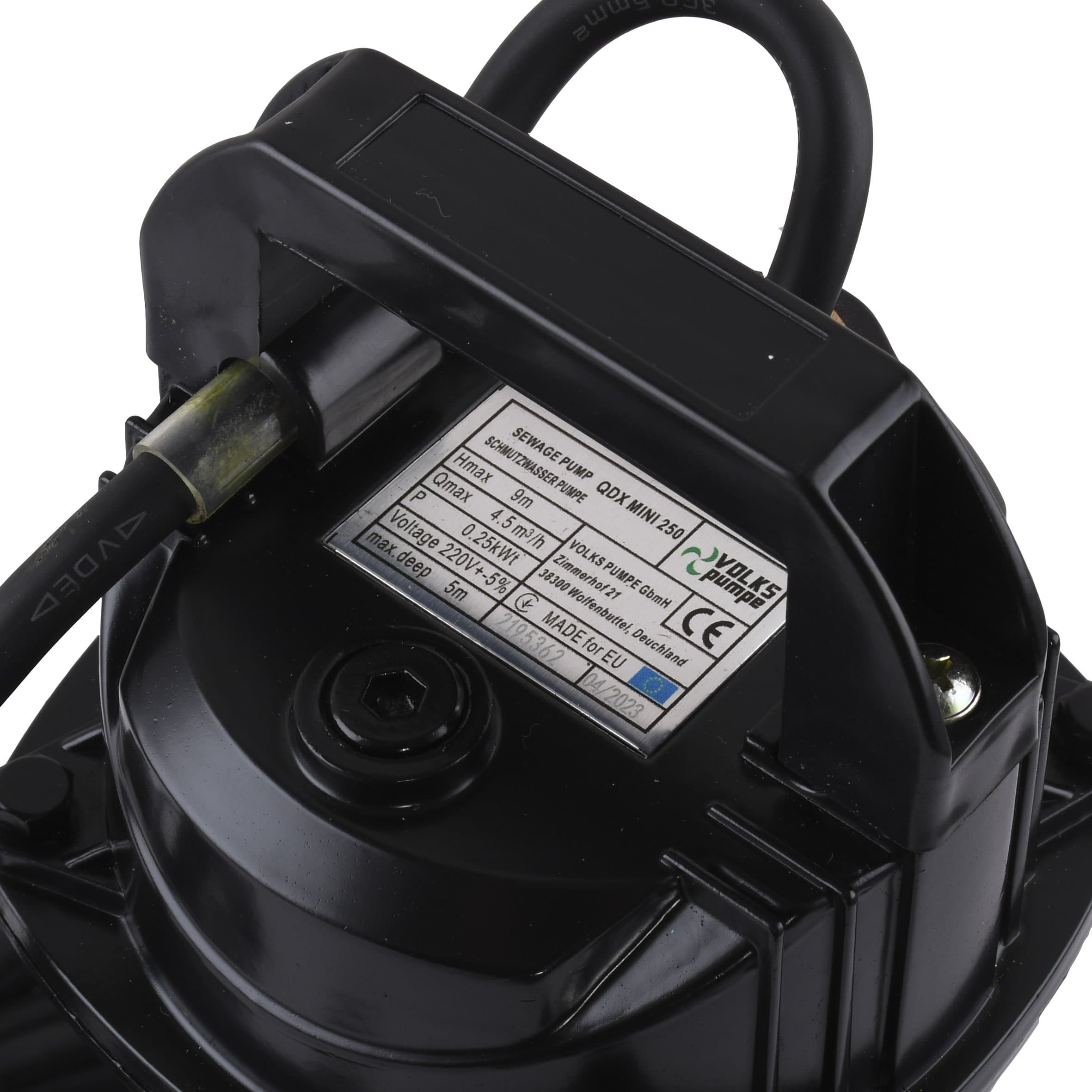 Насос дренажний VOLKS pumpe QDX mini 0,25кВт 4