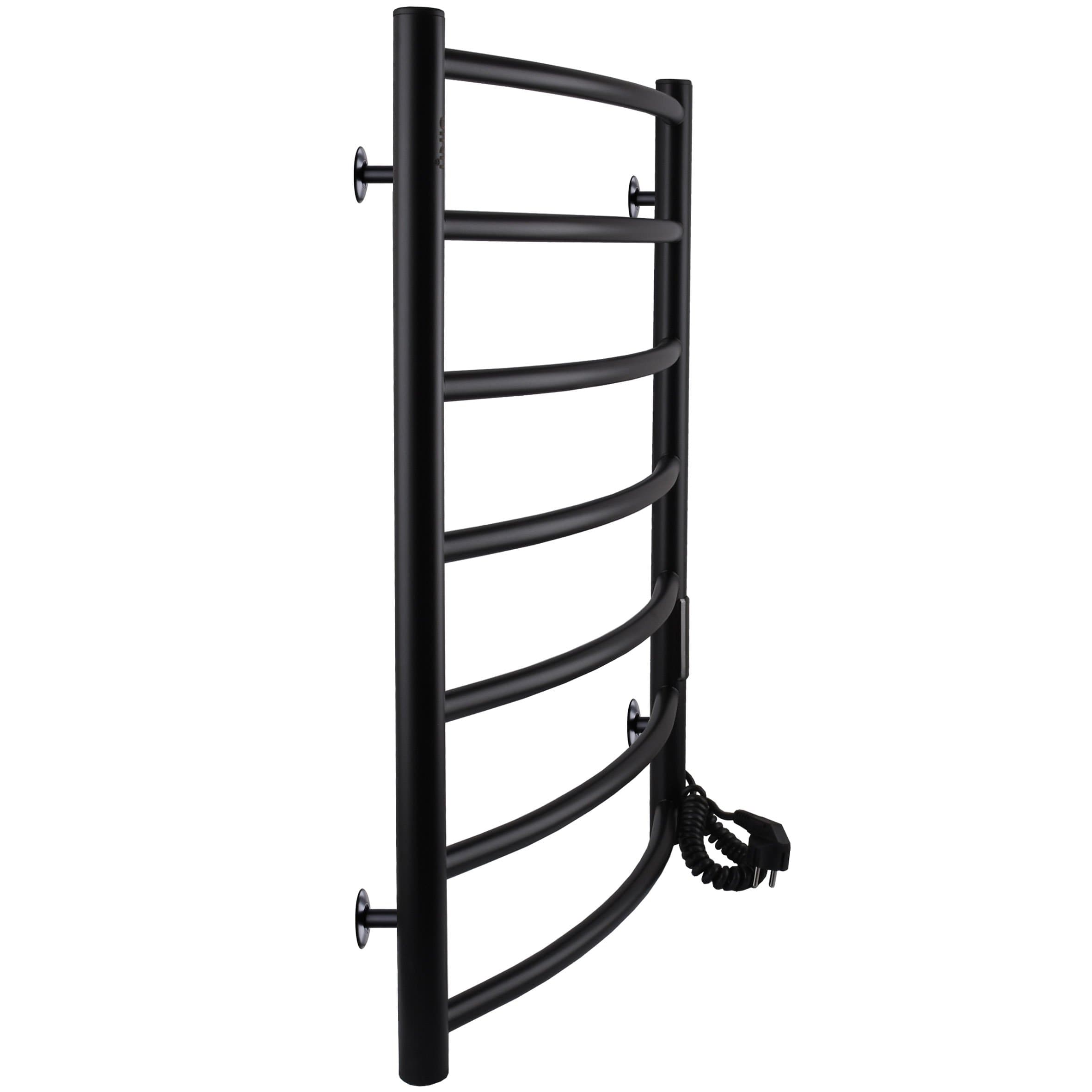 Рушникосушарка UNIO LD ЕU 700-500-7 BLK Драбинка Дуга електро чорна 4
