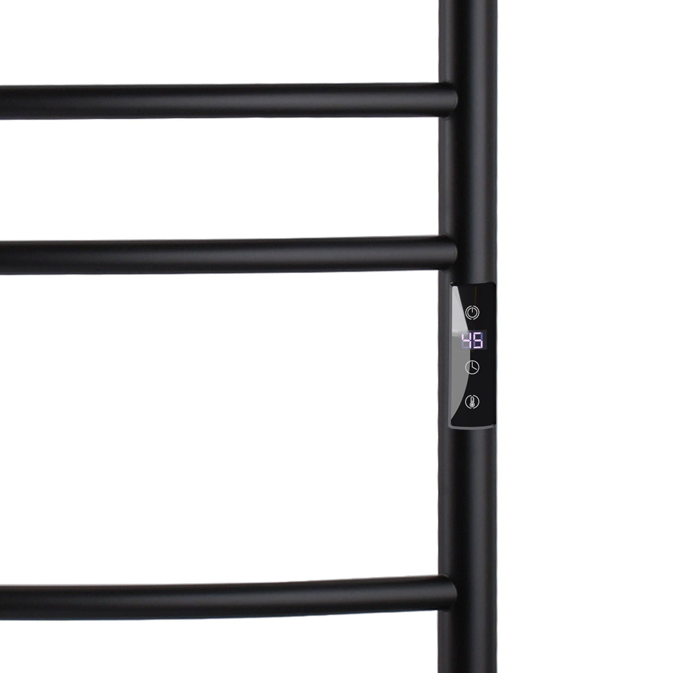 Рушникосушарка UNIO LDE ЕU 1000-500-9 BLK Драбинка Дуга Еліт електро чорна 2